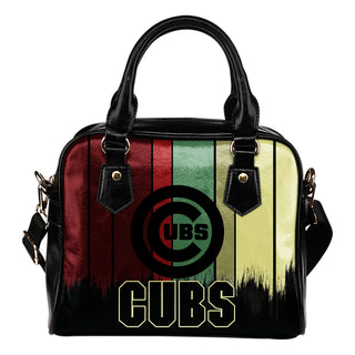 Vintage Silhouette Chicago Cubs Purse Shoulder Handbag