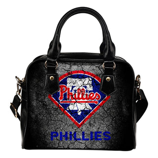 Wall Break Philadelphia Phillies Shoulder Handbags Women Purse