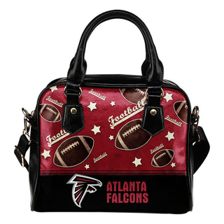 Personalized American Football Awesome Atlanta Falcons Shoulder Handbag