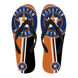 Houston Astros Fan Gift Two Main Colors Flip Flops
