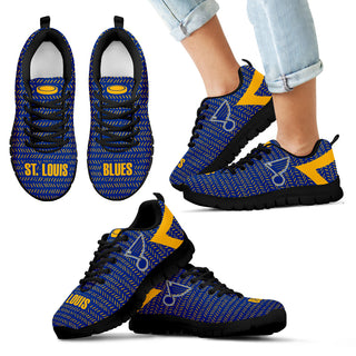 Pattern Logo Slide In Line St. Louis Blues Sneakers