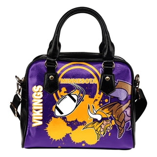 The Victory Minnesota Vikings Shoulder Handbags
