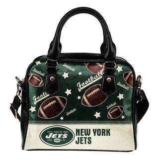 Personalized American Football Awesome New York Jets Shoulder Handbag