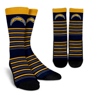 Amazing Circle Charming Los Angeles Chargers Crew Socks