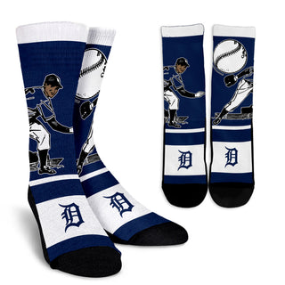Talent Player Fast Cool Air Comfortable Detroit Tigers Socks