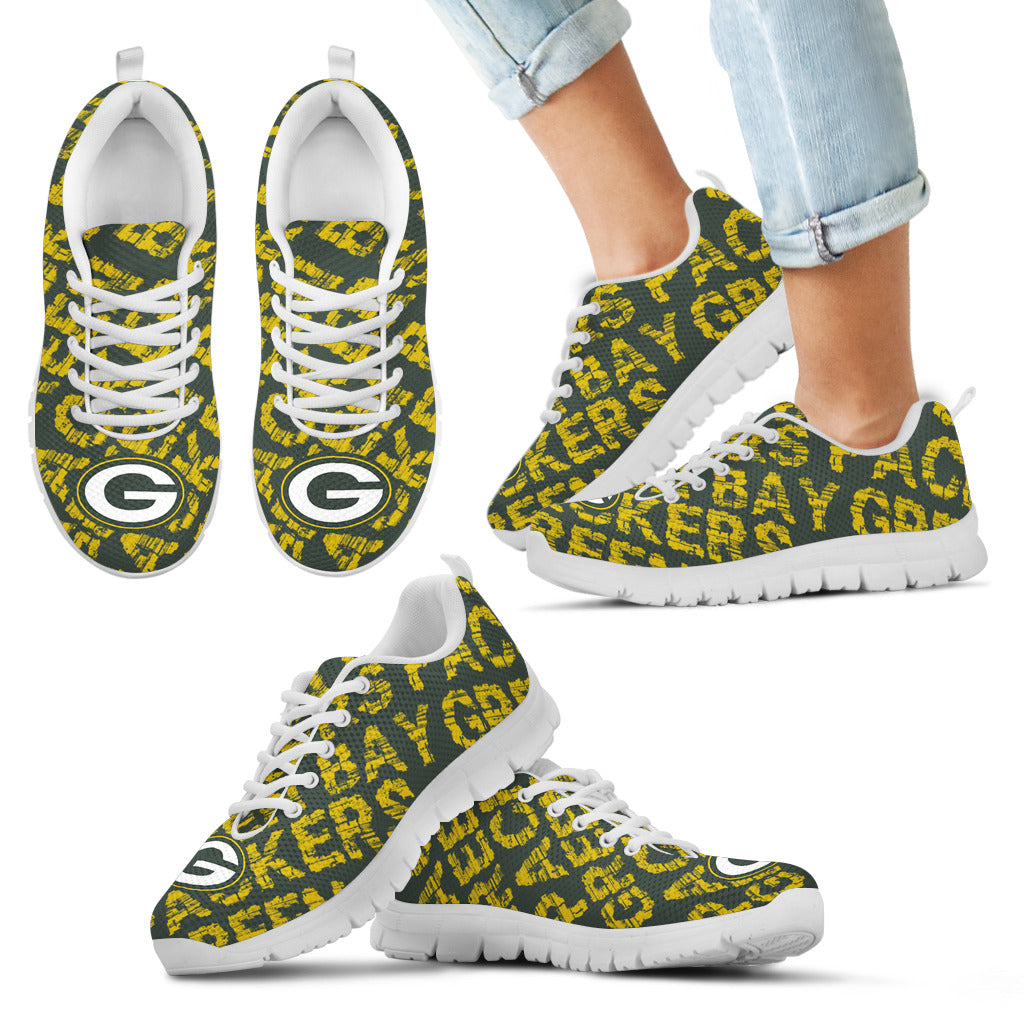 Vintage Logo Beautiful Green Bay Packers Sneakers V2 – Best Funny Store