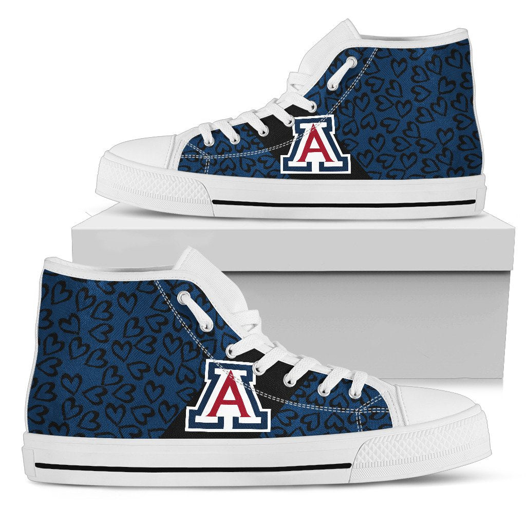 Perfect Cross Color Absolutely Nice Arizona Wildcats High Top Shoes