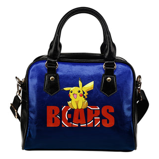 Pokemon Sit On Text Chicago Bears Shoulder Handbags