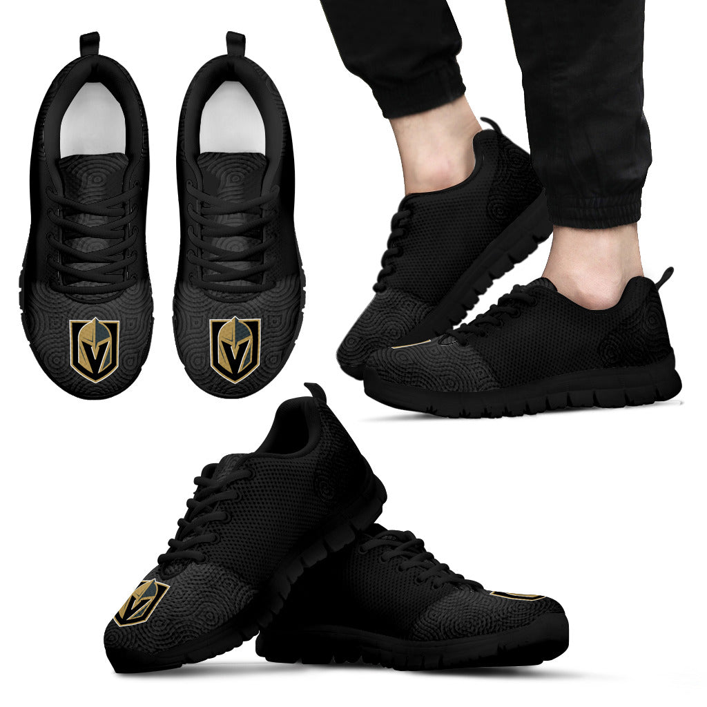 Seamless Line Magical Wave Beautiful Vegas Golden Knights Sneakers