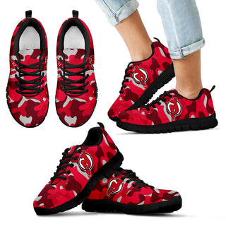 Military Background Energetic New Jersey Devils Sneakers