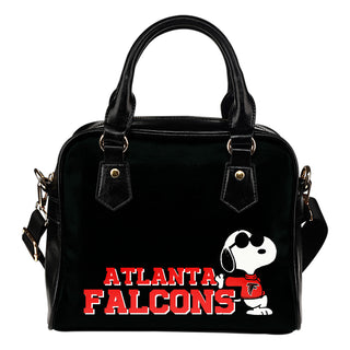 Atlanta Falcons Cool Sunglasses Snoopy Shoulder Handbags Women Purse