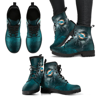 Secret Green Sun And Moon Dreamcatcher Miami Dolphins Boots