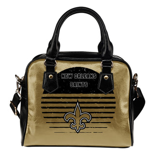 Back Fashion Round Charming New Orleans Saints Shoulder Handbags