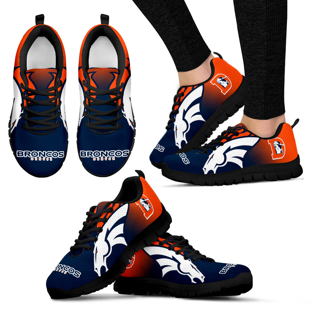 Special Unofficial Denver Broncos Sneakers