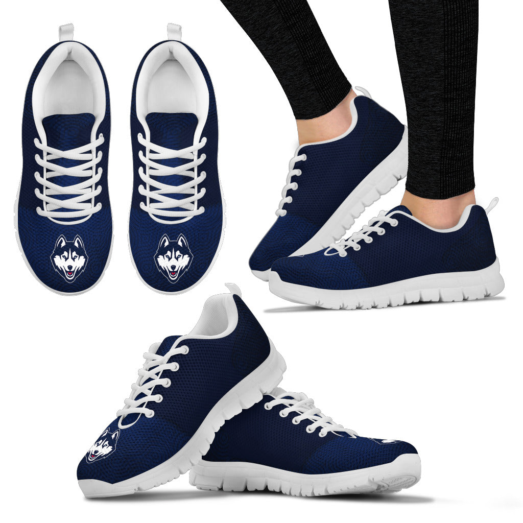 Seamless Line Magical Wave Beautiful Connecticut Huskies Sneakers