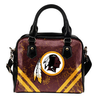 Couple Curves Light Good Logo Washington Redskins Shoulder Handbags