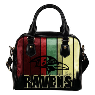 Vintage Silhouette Baltimore Ravens Purse Shoulder Handbag