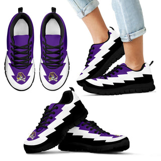 Cute Style East Carolina Pirates Sneakers Jagged Saws Creative Draw