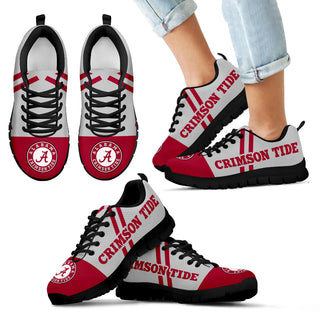 Line Stripe Logo Bottom Alabama Crimson Tide Sneakers