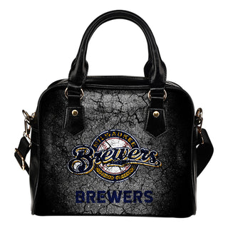 Wall Break Milwaukee Brewers Shoulder Handbags Women Purse