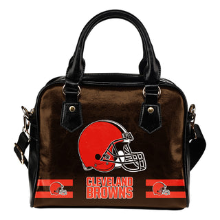 Cleveland Browns For Life Shoulder Handbags