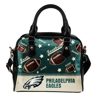 Personalized American Football Awesome Philadelphia Eagles Shoulder Handbag