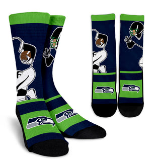 Talent Player Fast Cool Air Comfortable Seattle Seahawks Socks