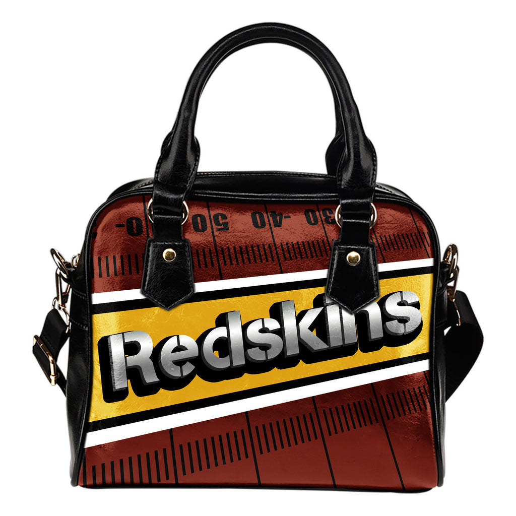Washington Redskins Silver Name Colorful Shoulder Handbags