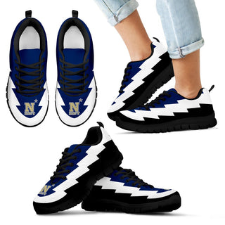 Pretty Cool Navy Midshipmen Sneakers Jagged Saws Creative Draw