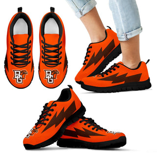 Cool Bowling Green Falcons Sneakers Thunder Lightning Amazing Logo