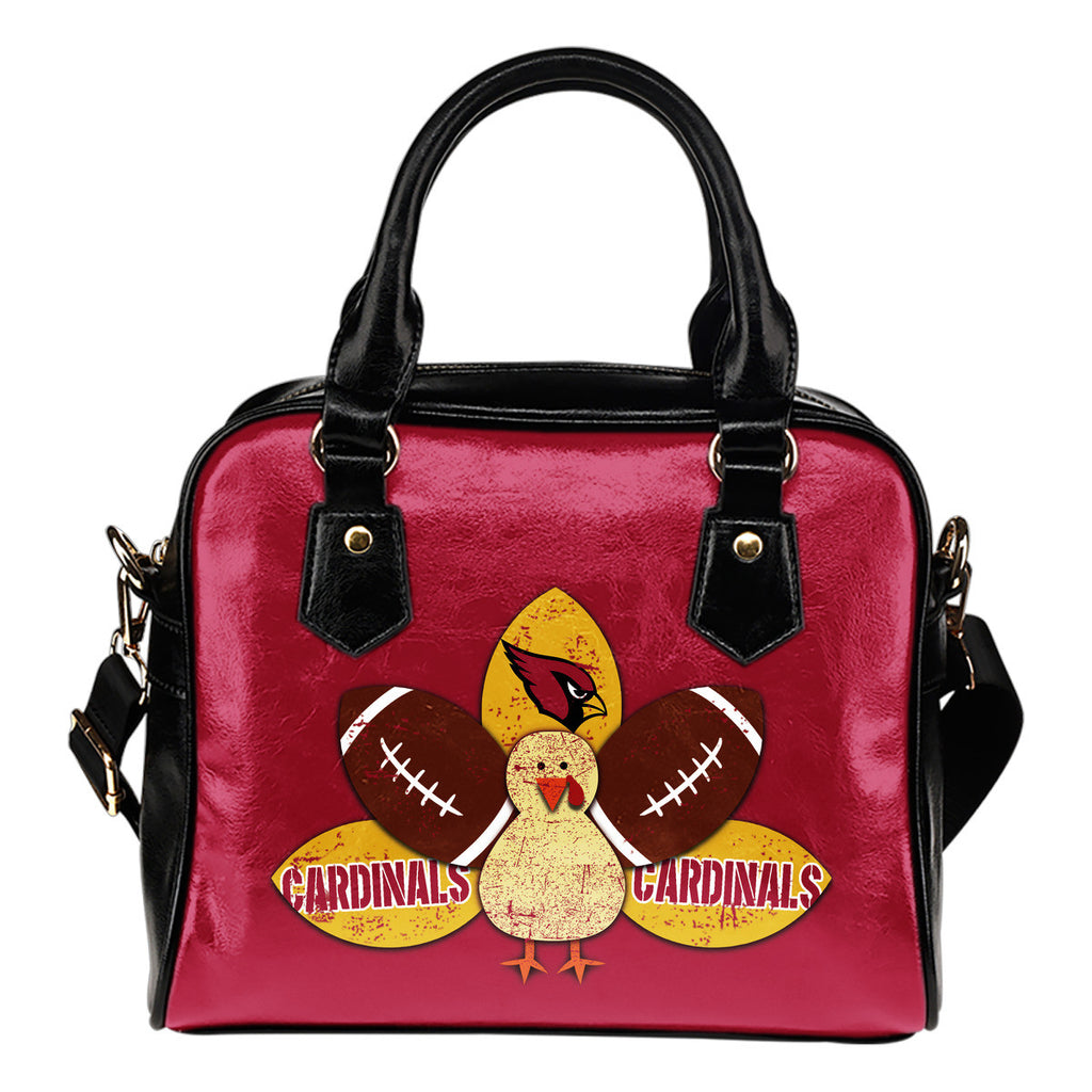 Thanksgiving Arizona Cardinals Shoulder Handbags - Best Funny Store