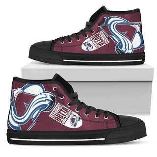 Straight Outta Colorado Avalanche High Top Shoes