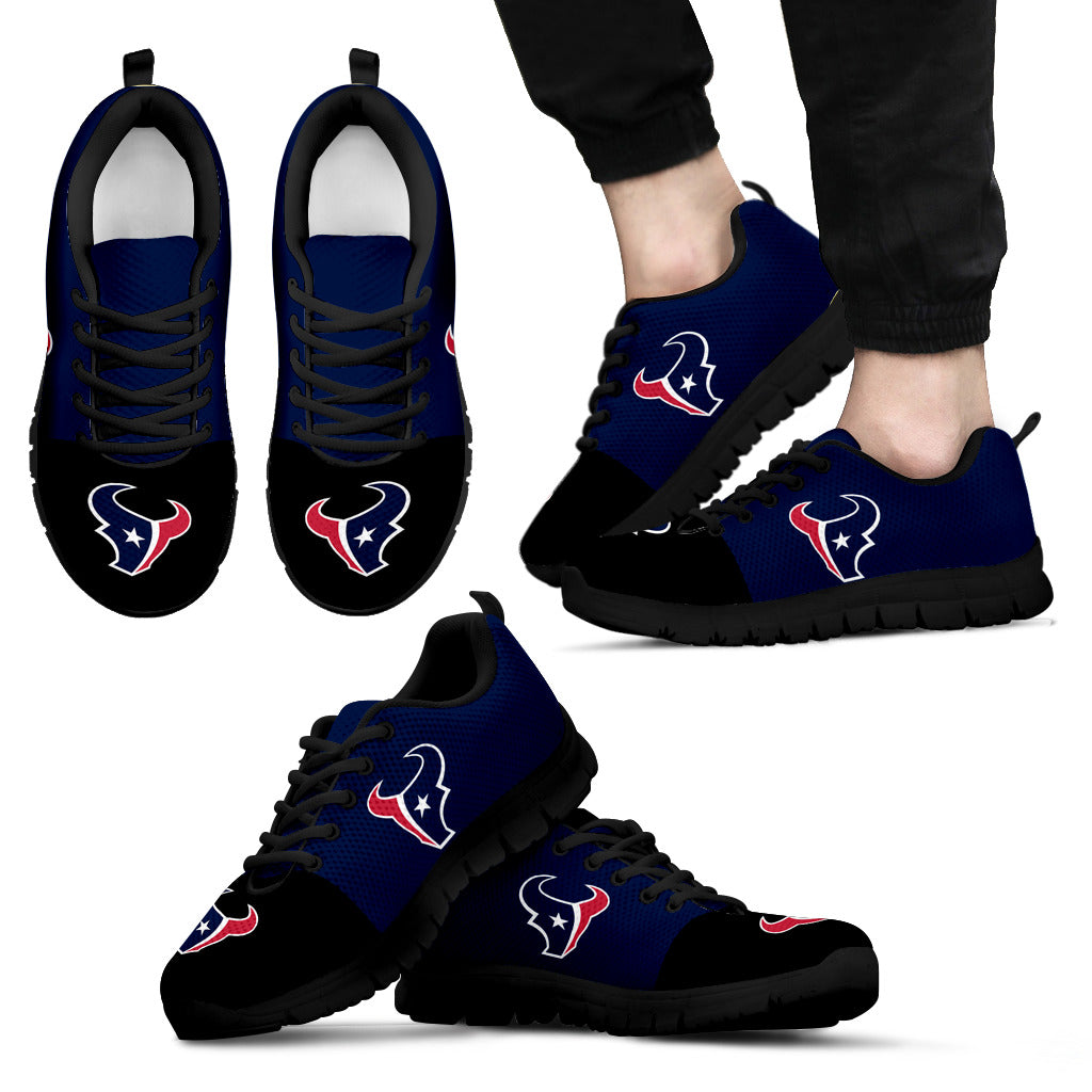 Two Colors Aparted Houston Texans Sneakers