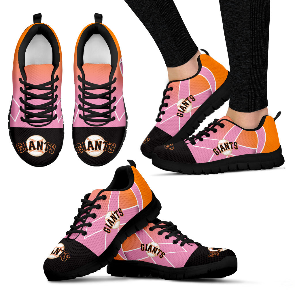 San Francisco Giants Cancer Pink Ribbon Sneakers