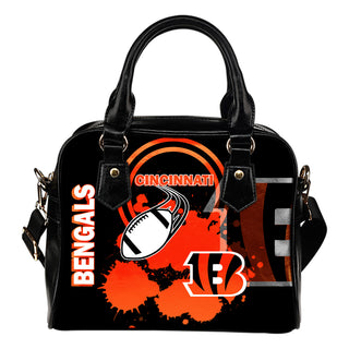 The Victory Cincinnati Bengals Shoulder Handbags