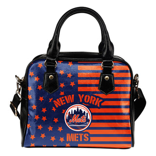 Twinkle Star With Line New York Mets Shoulder Handbags