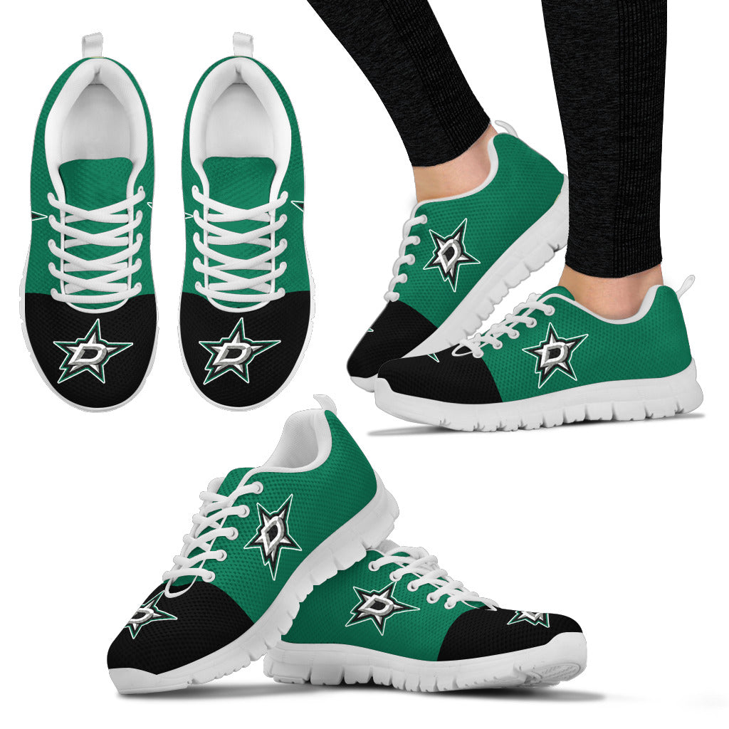 Two Colors Aparted Dallas Stars Sneakers