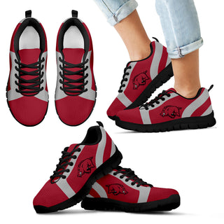 Line Inclined Classy Arkansas Razorbacks Sneakers