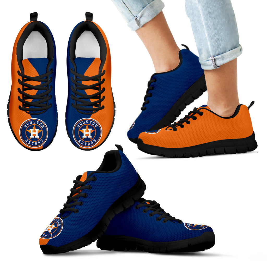 Two Colors Trending Lovely Houston Astros Sneakers