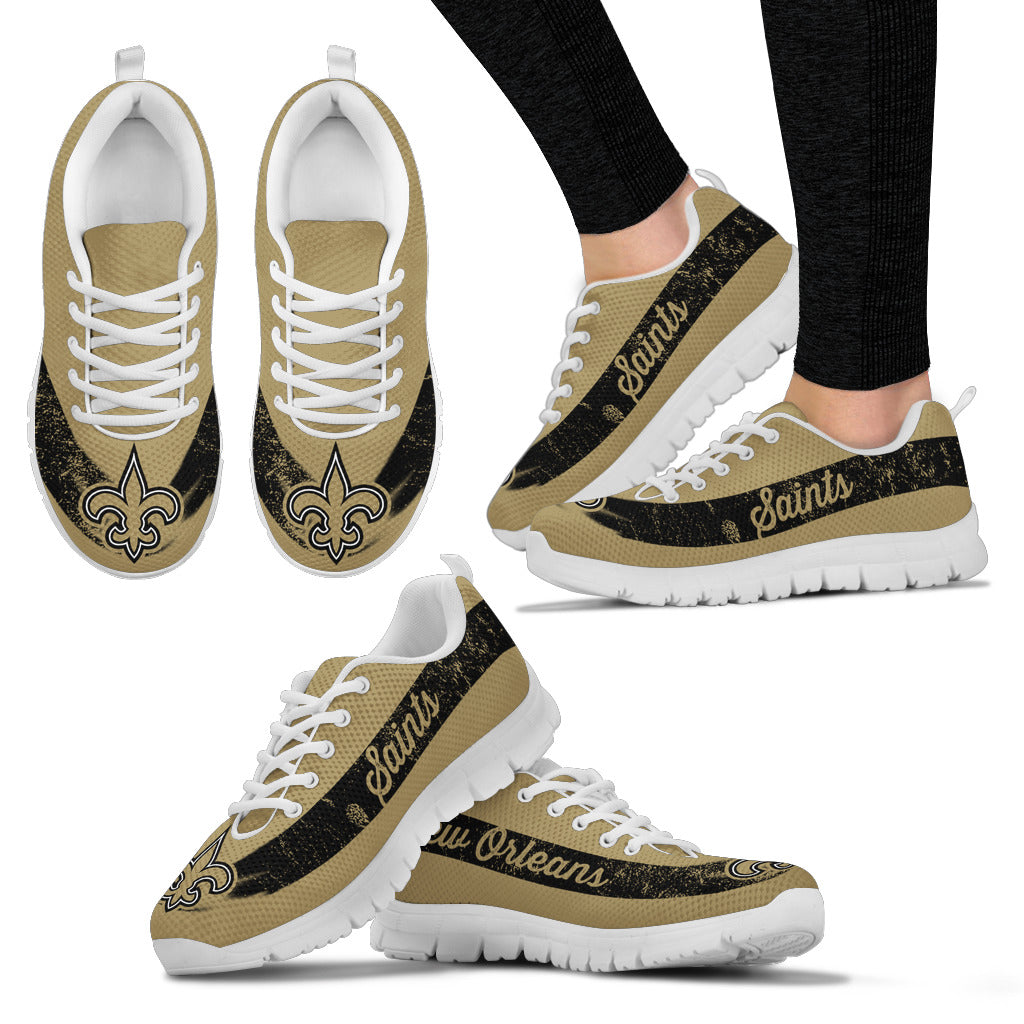 Single Line Logo New Orleans Saints Sneakers