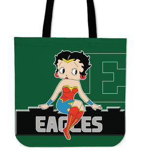 Wonder Betty Boop Eastern Michigan Eagles Tote Bags