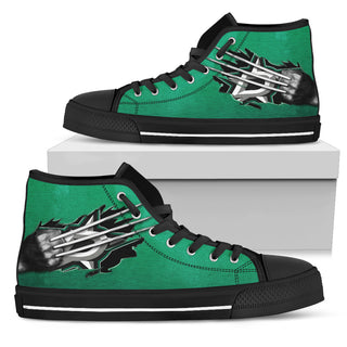 Scratch Of The Wolf Dallas Stars High Top Shoes