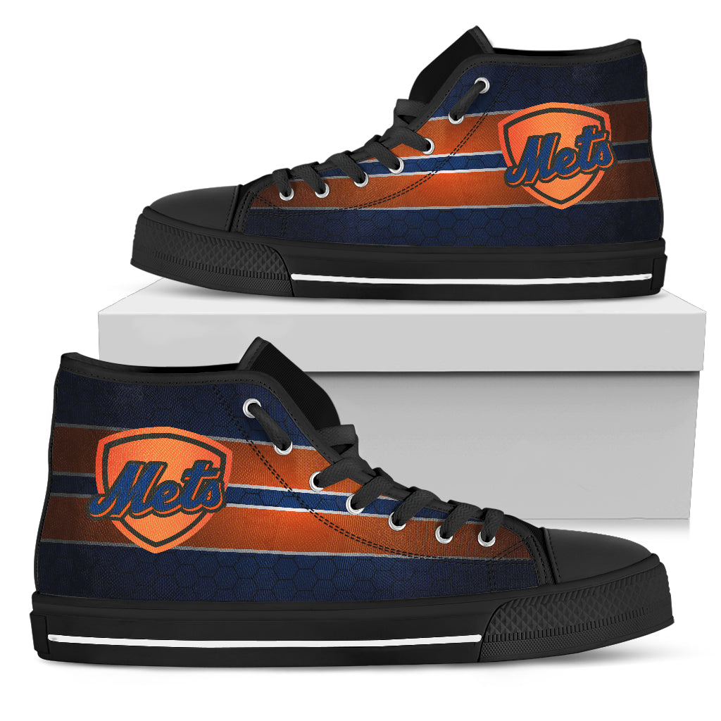 The Shield New York Mets High Top Shoes