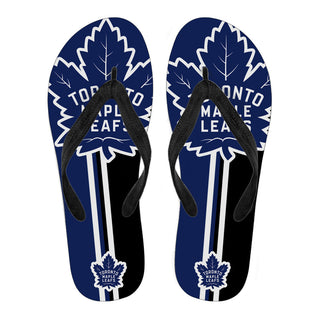 Toronto Maple Leafs Fan Gift Two Main Colors Flip Flops