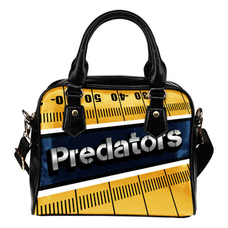 Nashville Predators Silver Name Colorful Shoulder Handbags