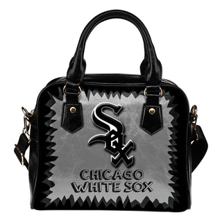 Jagged Saws Mouth Creepy Chicago White Sox Shoulder Handbags