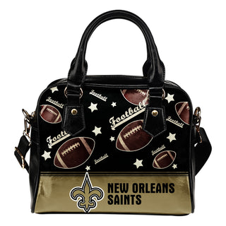 Personalized American Football Awesome New Orleans Saints Shoulder Handbag