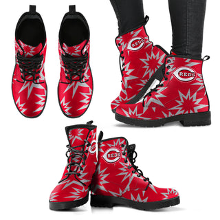 Dizzy Motion Amazing Designs Logo Cincinnati Reds Boots