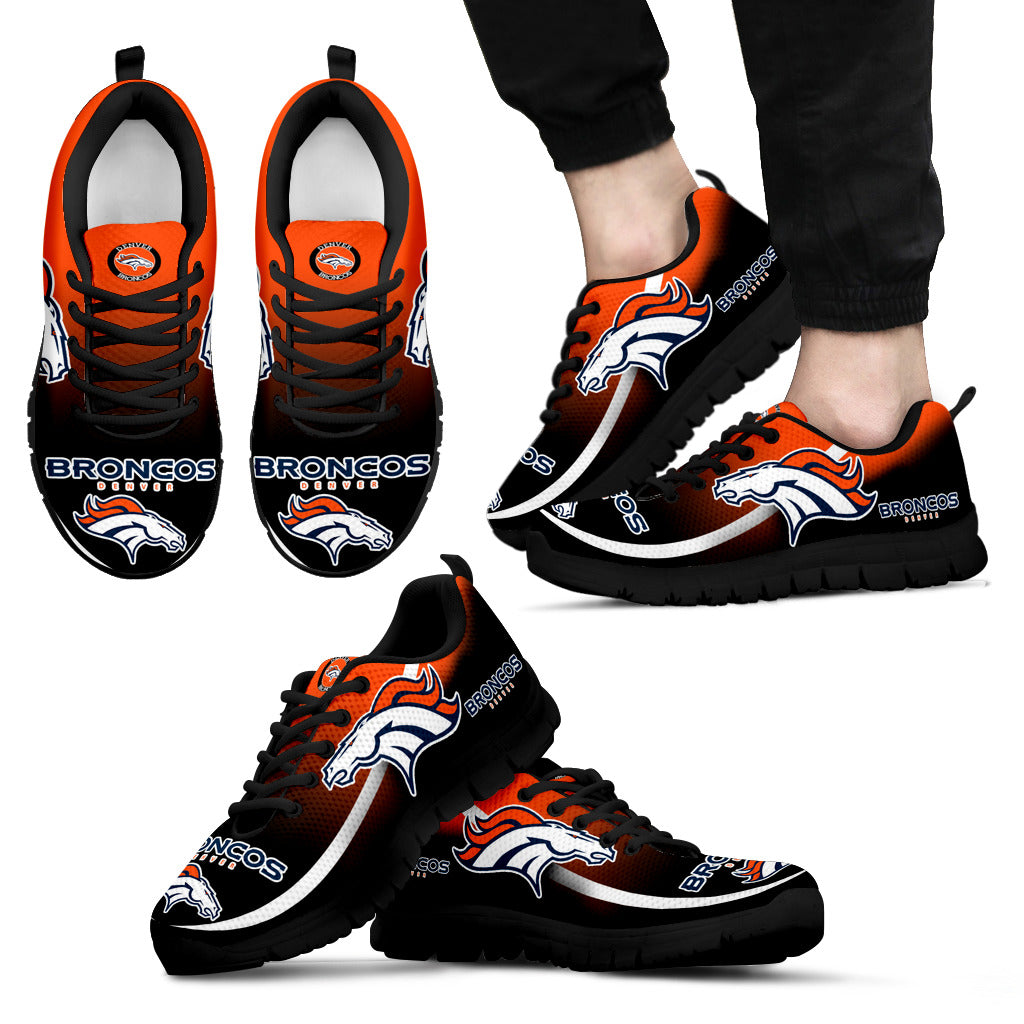 Mystery Straight Line Up Denver Broncos Sneakers