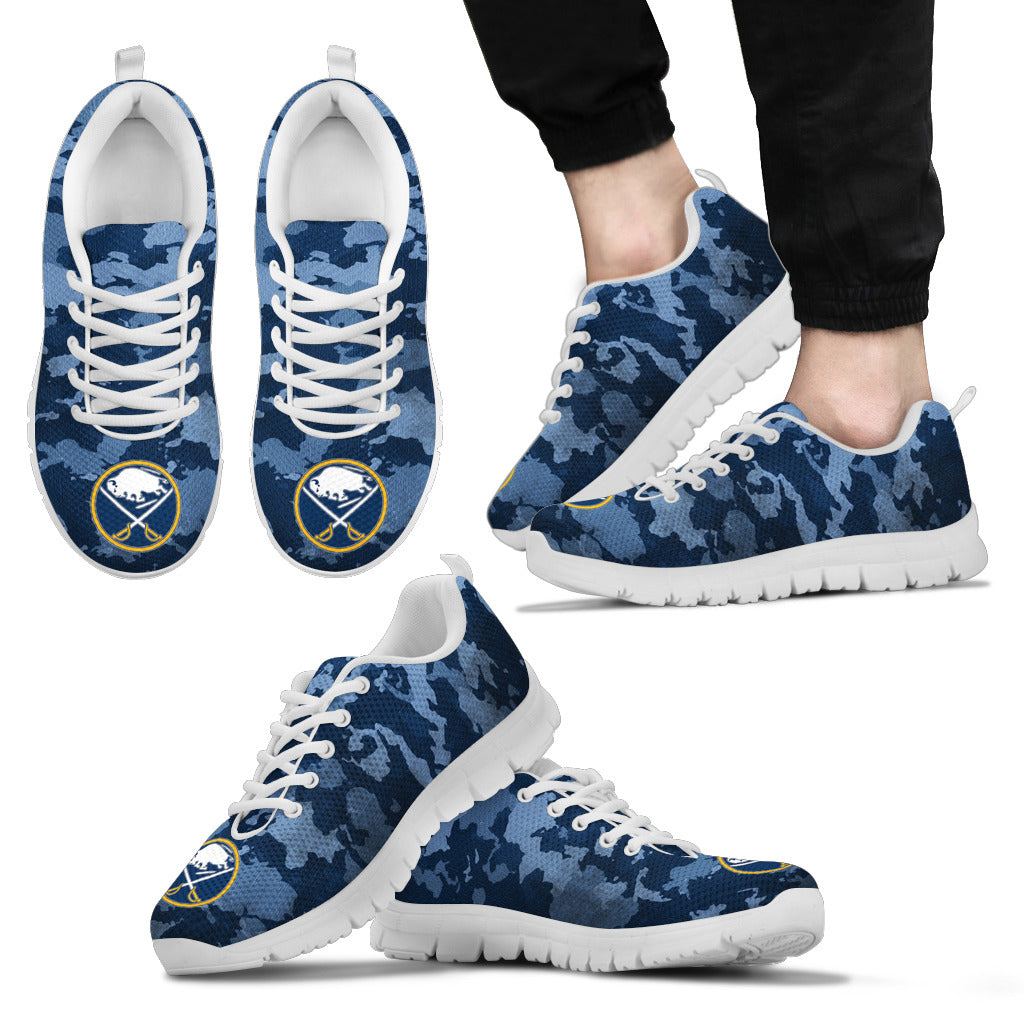 Arches Top Fabulous Camouflage Background Buffalo Sabres Sneakers
